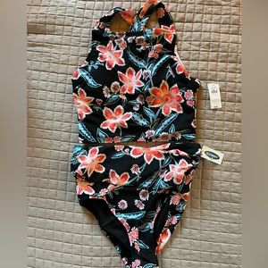 Two Piece Floral Swimsuit
